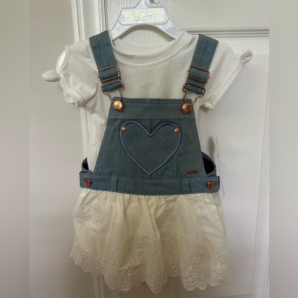 🩵 3/25 Bundle Tahari Overall Dress Set